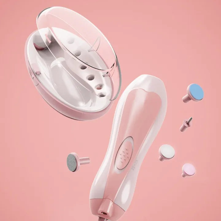 Baby Nail Trimmer Portable Electric Baby Manicure Pedicure