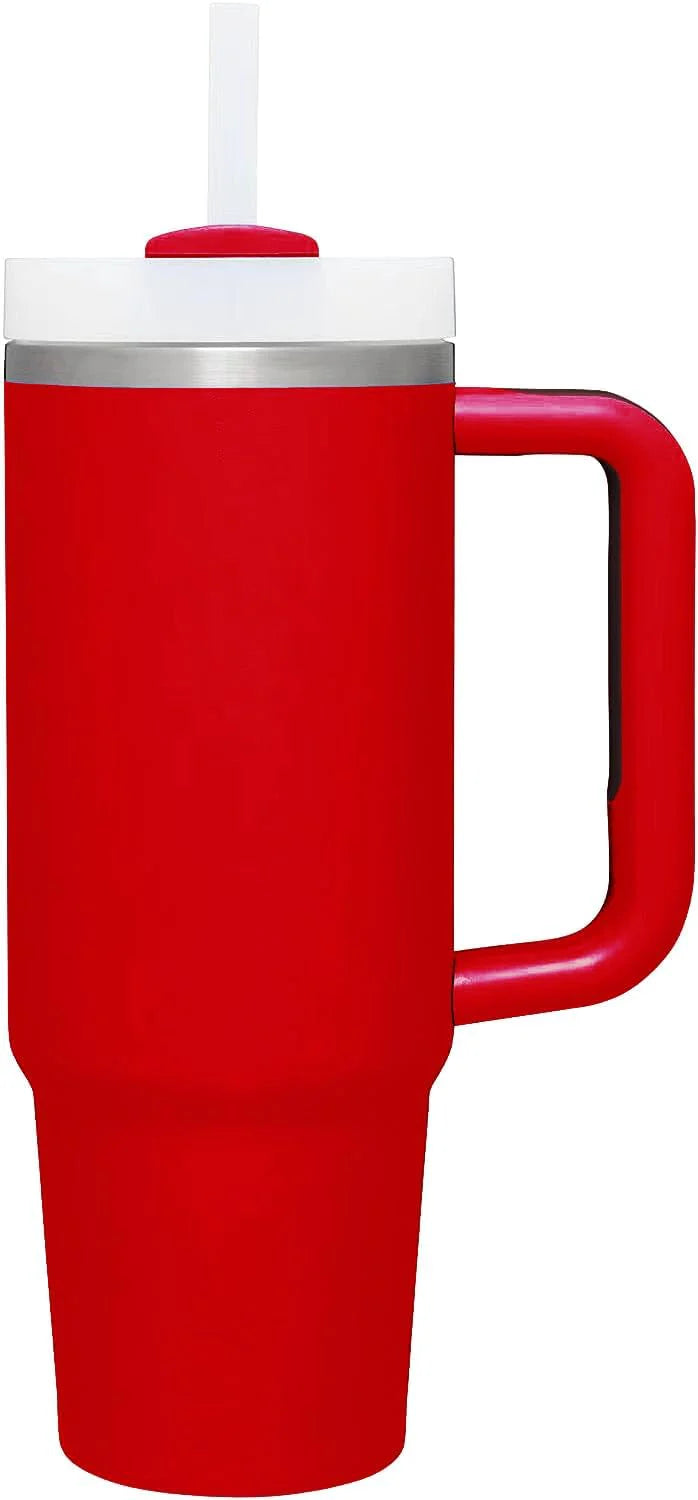 Steel Handle Tumbler with Straw 1200 ml (40oz)