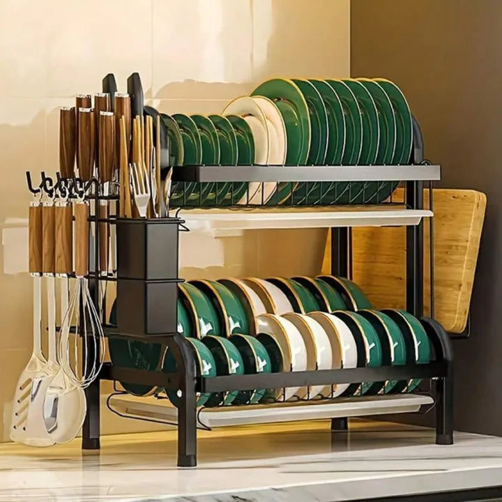 Stainless Steel Dish Drying Rack – 2 or 3 Tiers