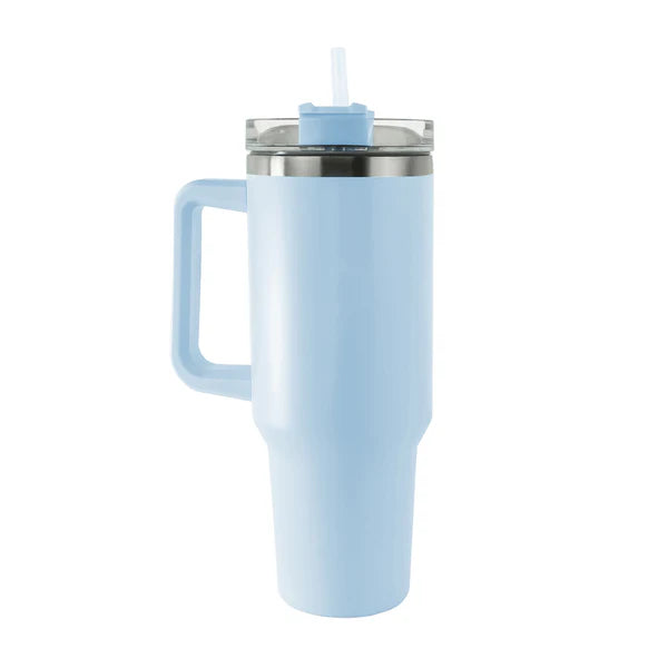 Steel Handle Tumbler with Straw 1200 ml (40oz)
