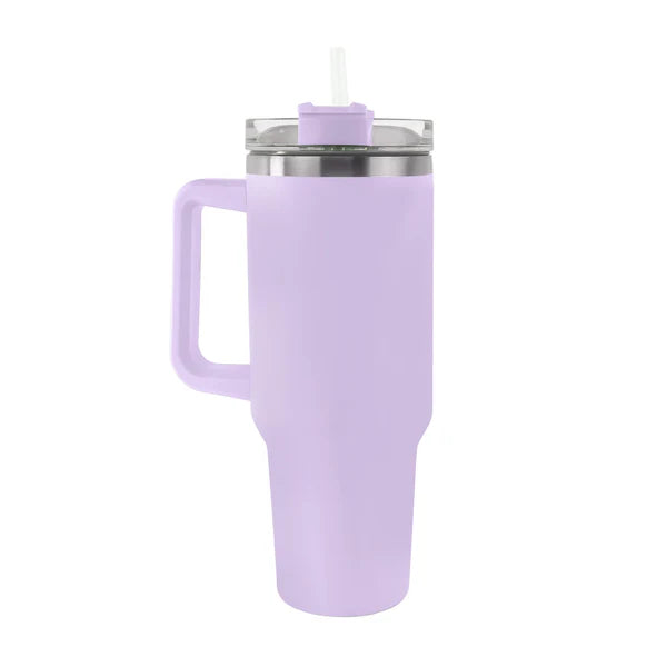 Steel Handle Tumbler with Straw 1200 ml (40oz)