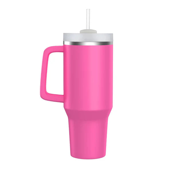 Steel Handle Tumbler with Straw 1200 ml (40oz)