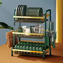 Stainless Steel Dish Drying Rack – 2 or 3 Tiers
