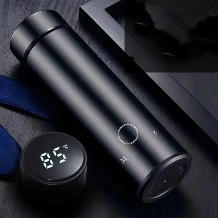 Temperature Display Vacuum Insulated Water Bottle Multi Colors