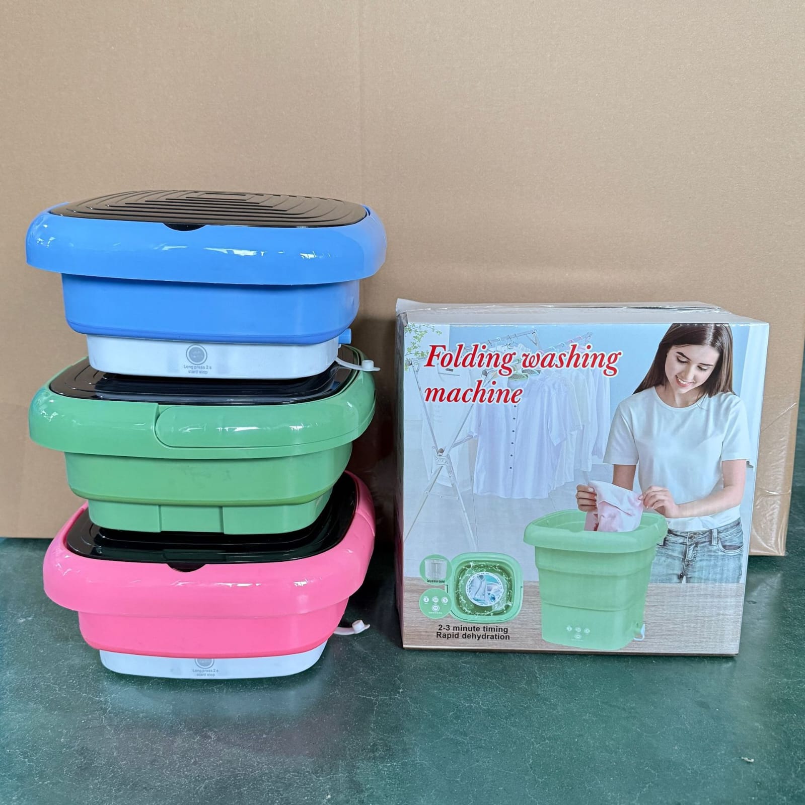 Portable Mini Folding Washing Machine, travel camping washing machine,Magic Foldable Small Clothes Washing Machine Washer Laundry Tub Wash Machine for Travelling.