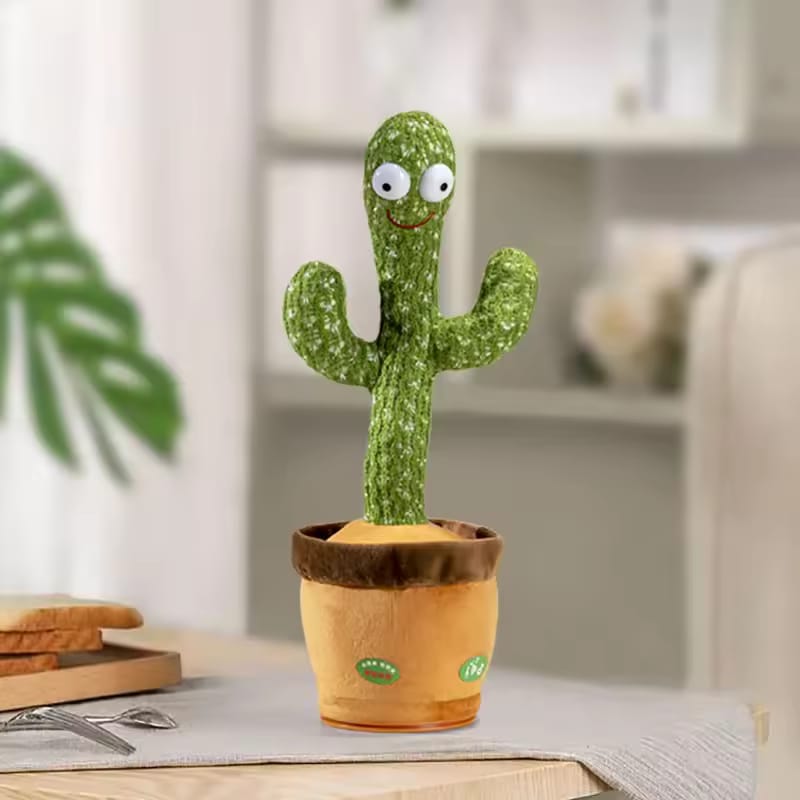 Kids Dancing Talking Cactus Toys Interactive Talking Sunny Cactus  Toy Home Decoration for Children
