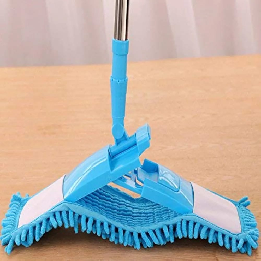 Wet and Dry Cleaning Flat Microfiber Floor Cleaning Mop with Long Handle Dry Mop