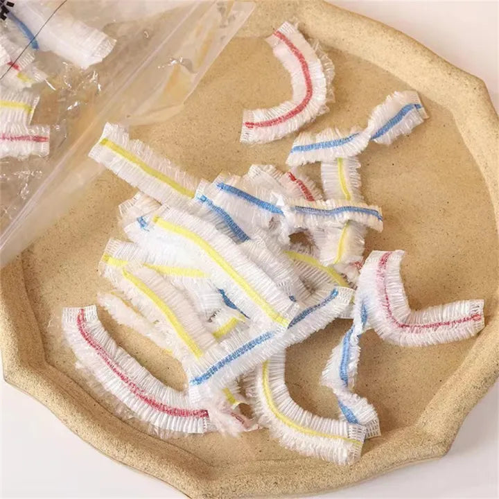 Plastic Wrap – Durable Disposable Food Covers (100 Pcs Pack)