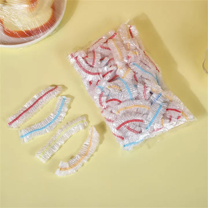 Plastic Wrap – Durable Disposable Food Covers (100 Pcs Pack)